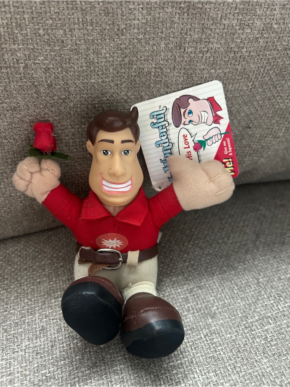 Vintage 2003 Mr Wonderful Sends His Love Talking Doll w/ Tag